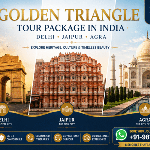 Golden Triangle Tour Package – Delhi, Agra & Jaipur (5 Days/ 4 Nights)