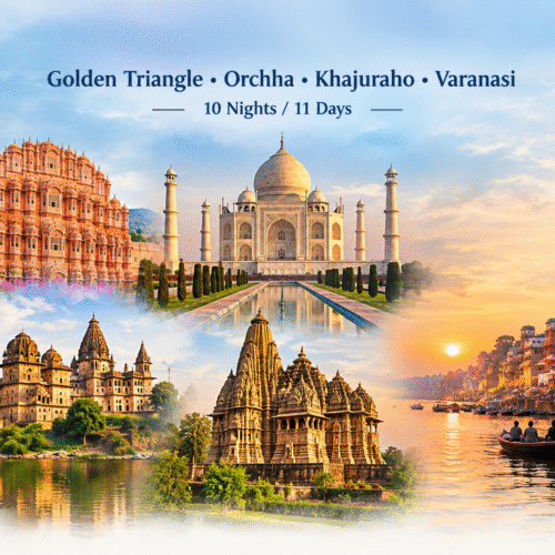 Golden Triangle, Orchha, Khajuraho & Varanasi Tour